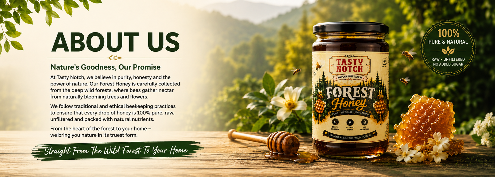 About Tasty Notch 100% Pure Forest Honey